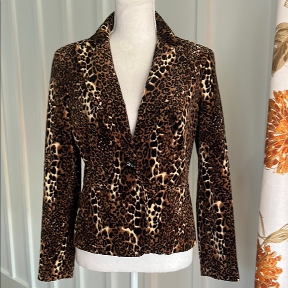 Focus 2000 Jackets & Blazers - Leopard Print Women's Jacket